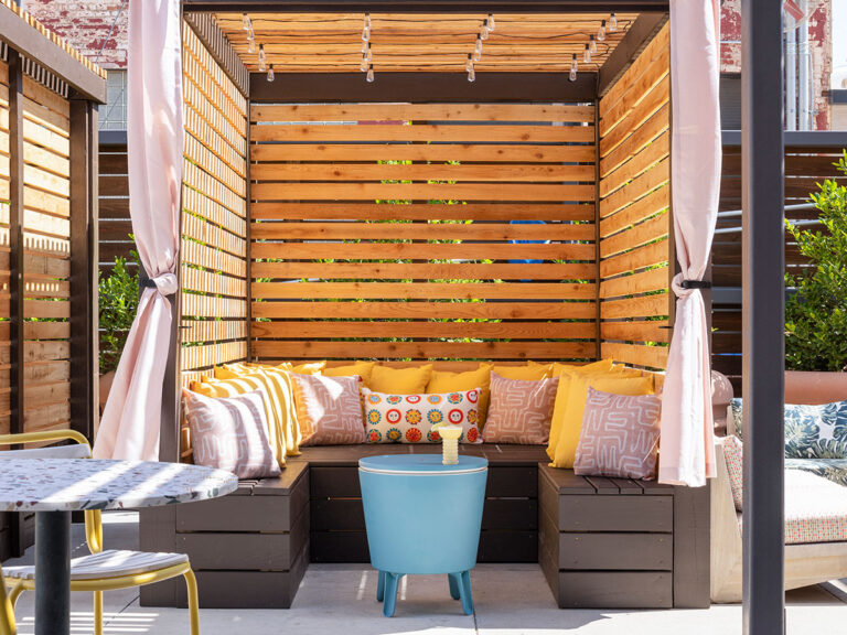 oklahoma city pool bar with cabana